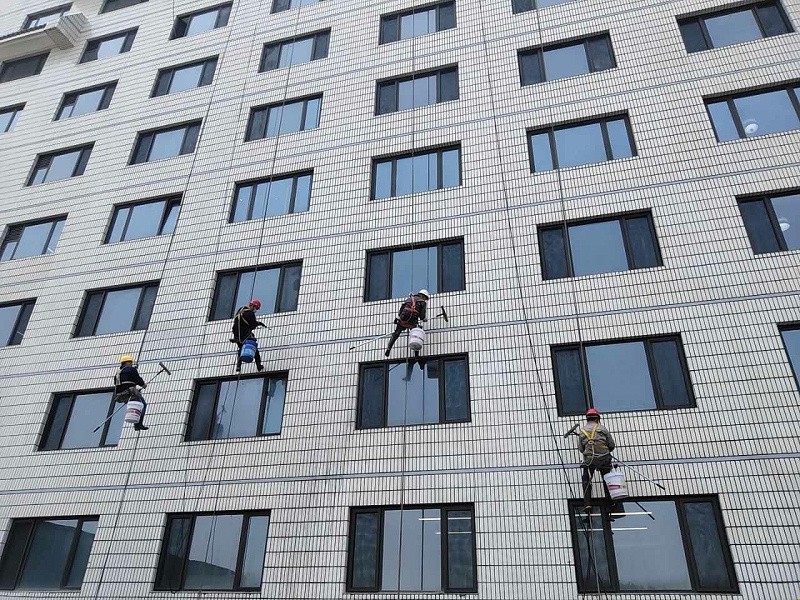 歷史風貌建筑樓宇外墻長白條瓷磚維護