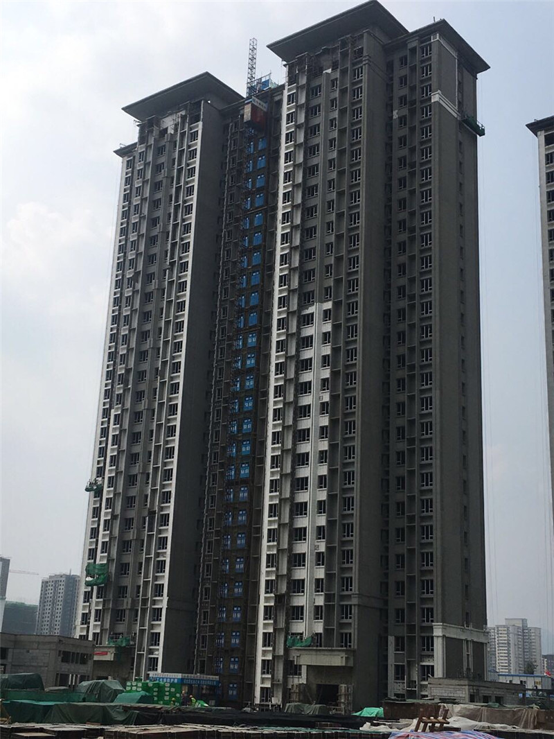 1號樓外墻保溫施工人數